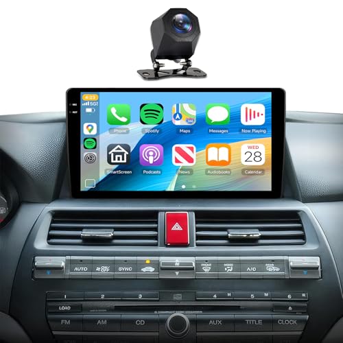 [4G+128G] Car Stereo for Honda Accord 8th 2008-2013 with 5GWiFi/Android 15/Wireless Carplay Android Auto