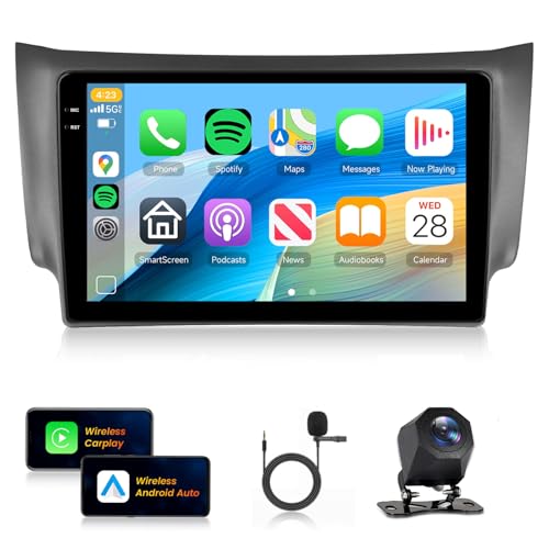 [4G+128G] Car Stereo for Nissan Sentra 2013-2017 with 5GWiFi/Android 15/Wireless Carplay Android Auto