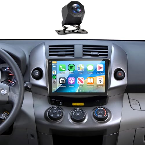 [4G+128G] Car Stereo for Toyota RAV4 2006-2012 with 5GWiFi/Android 15/Wireless Carplay Android Auto