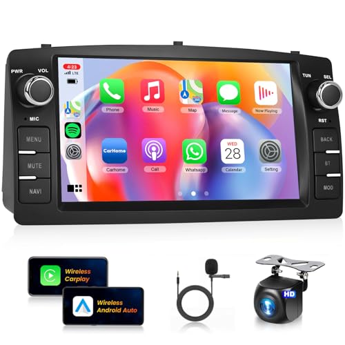 Car Stereo for Toyota Corolla E120 E130 2000-2008 [2+64G] Android Car Radio Wireless Carplay/Android Auto